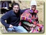 Tourist with Peruvian